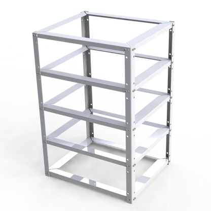 Rack pour Batteries Elios Pylontech – Compatible avec 4 Modules US5000 | Acier Galvanisé